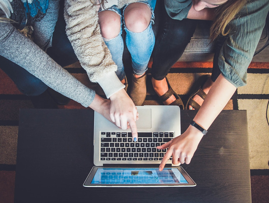 Timeline graphic showing the 3-step process